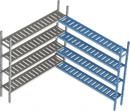 Стеллаж POLAIR LOAD.ME poly 18AL.4PP40.10C